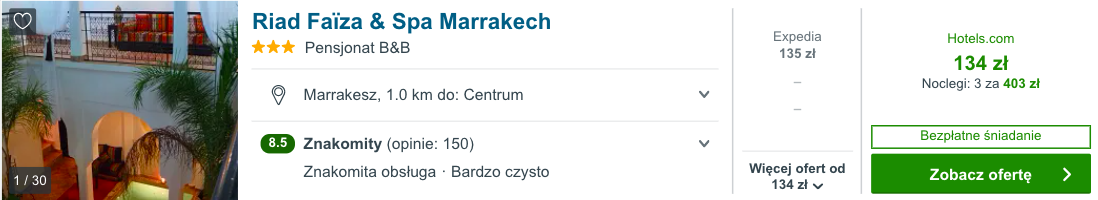 zarezerwuj hotel na maroku
