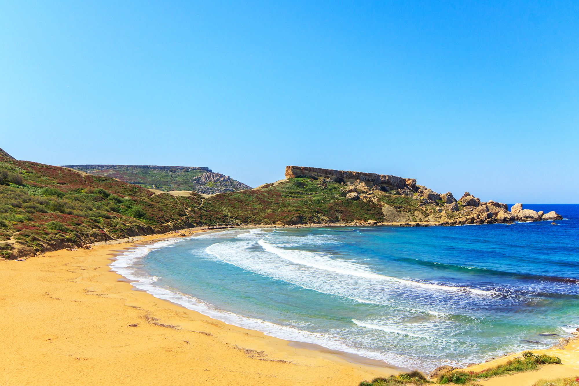 Plaża na Malcie