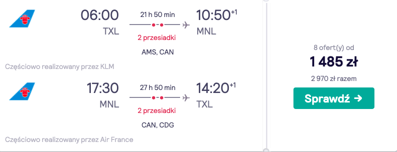 zarezerwuj loty do manili