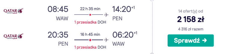 zarezerwuj loty na penang