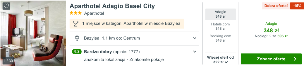 zarezerwuj hotel w bazylei