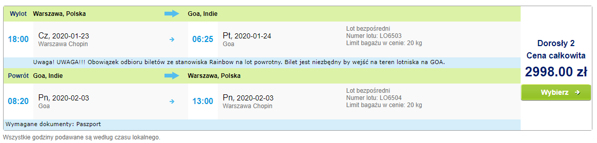 Loty do Goa