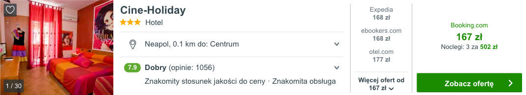 zarezerwuj hotel w neapolu