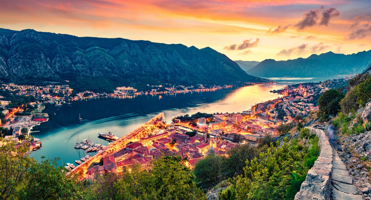 widok na kotor