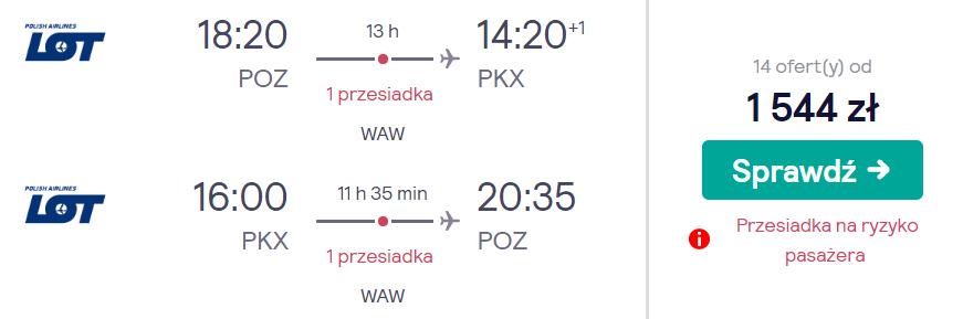 rezerwacja lotów