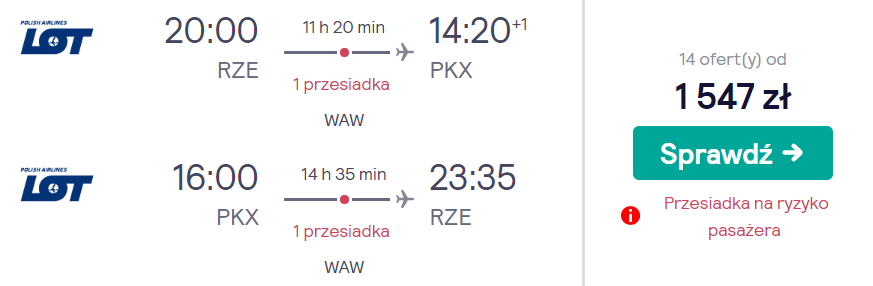 rezerwacja lotów
