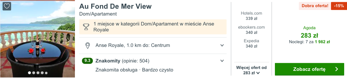 zarezerwuj hotel na seszelach