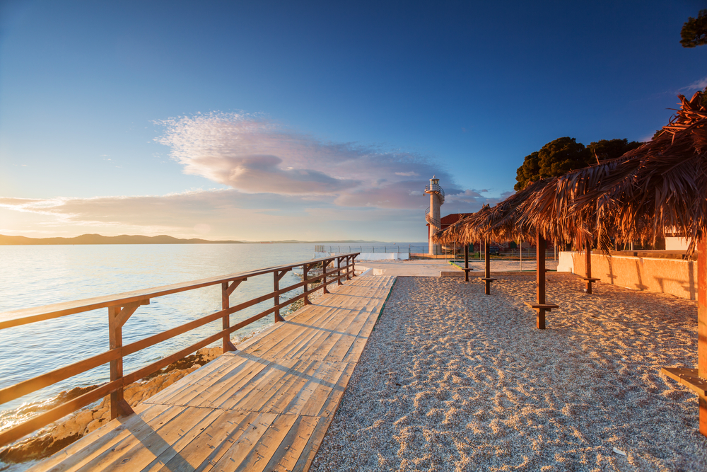 Molo i plaża