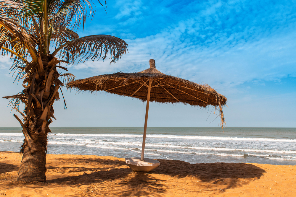 Parasol na plaży