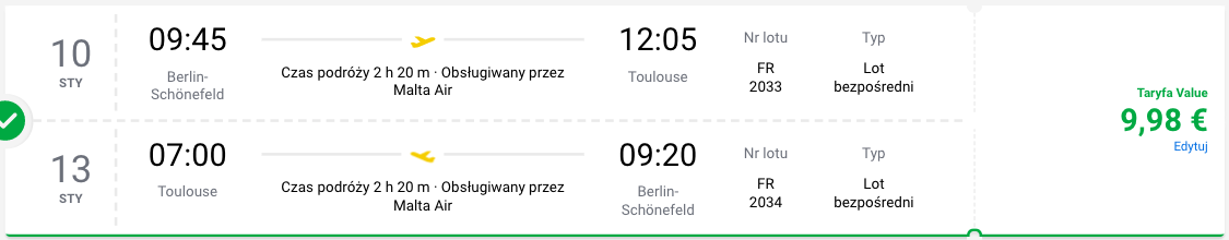 zarezerwuj loty do tuluzy