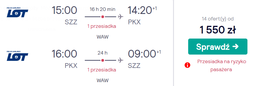 rezerwacja lotów
