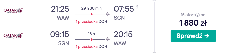 zarezerwuj loty do ho chi minh