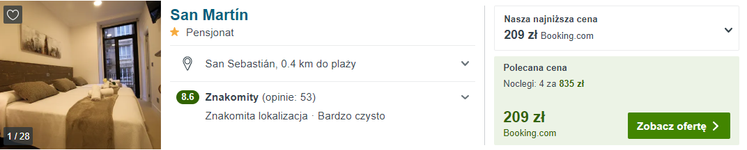 Noclegi w Hiszpanii