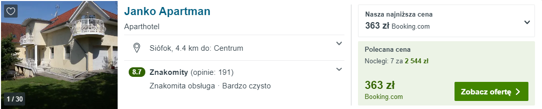 Noclegi nad Balatonem