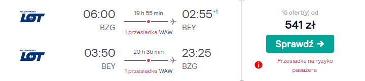 Loty z Bydgoszczy