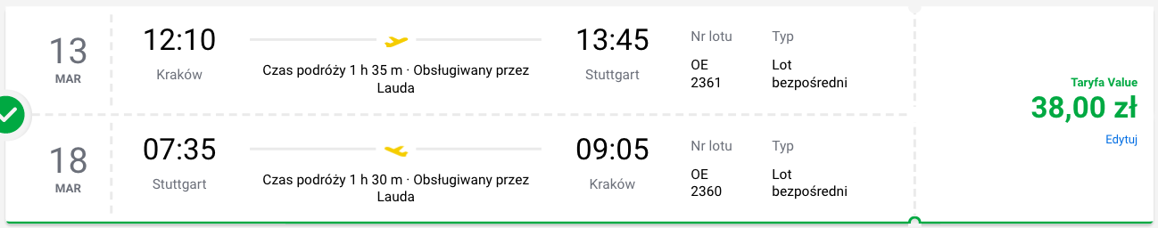 zarezerwuj loty do stuttgartu