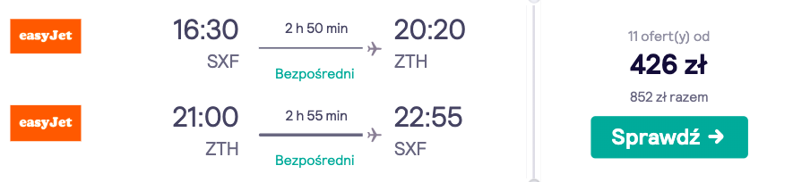 zarezerwuj loty na zakyntos