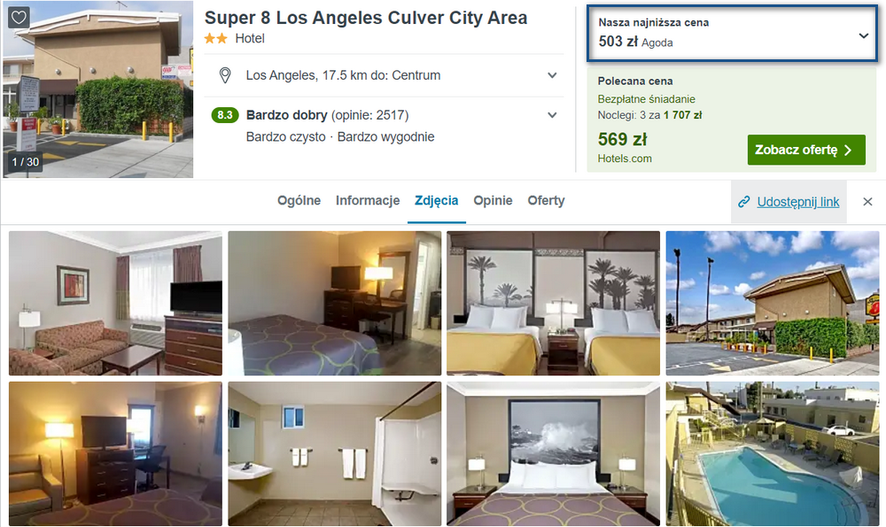 noclegi los angeles