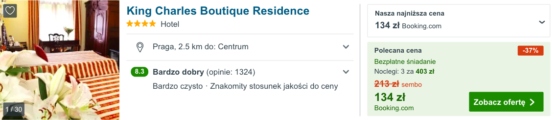 zarezerwuj hotel w pradze