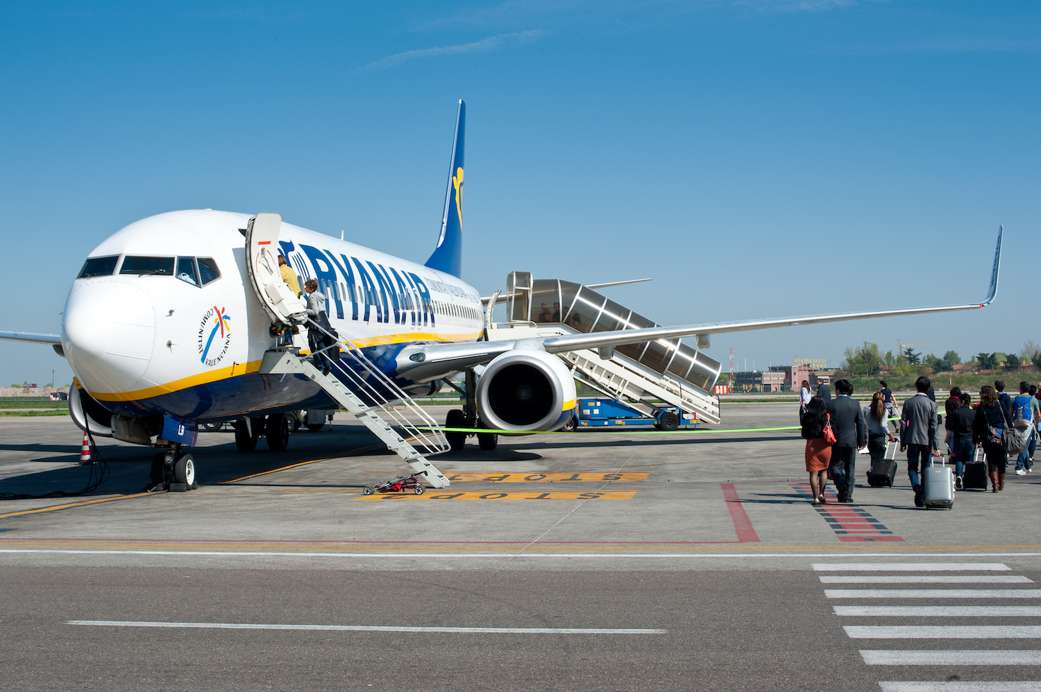 Media: Pierwszy przypadek koronawirusa na pokładzie samolotu Ryanaira