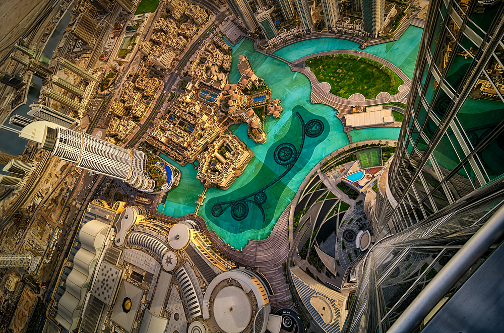 Dubaj z drona