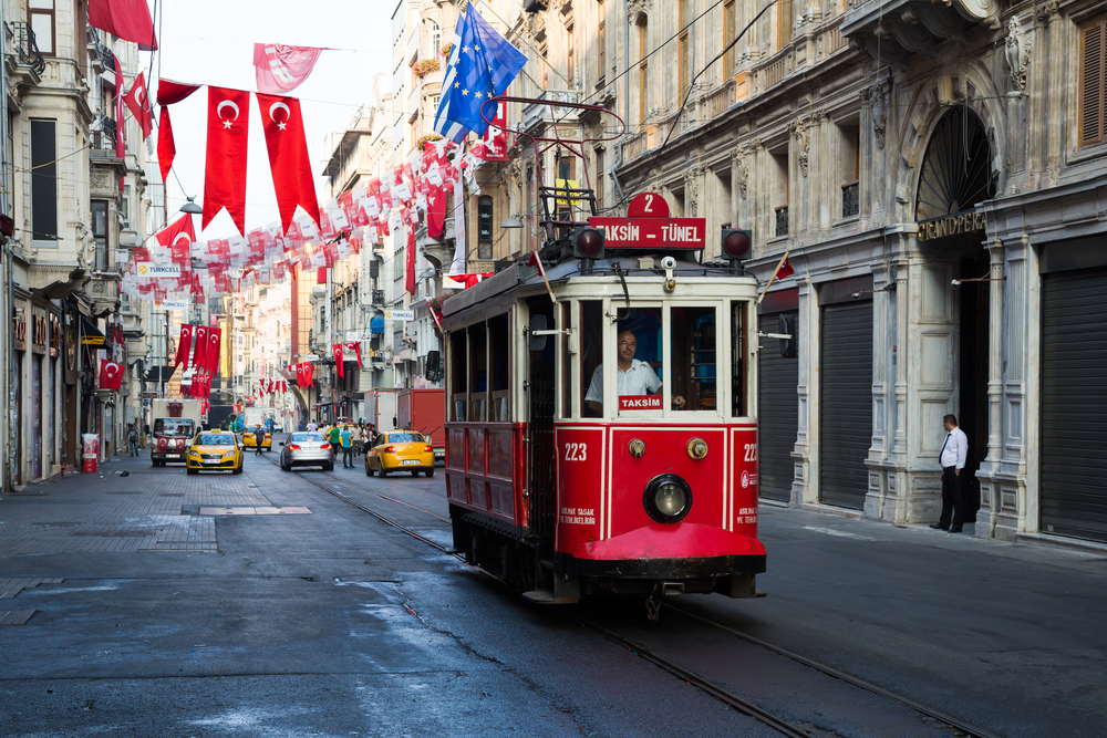 Czerwony tramwaj