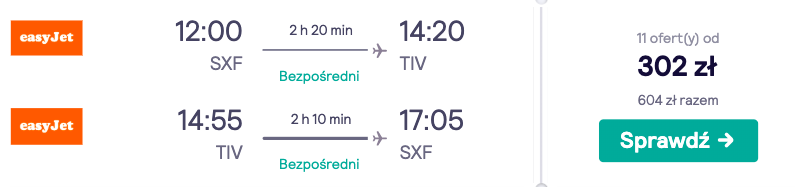 zarezerwuj loty do tivat