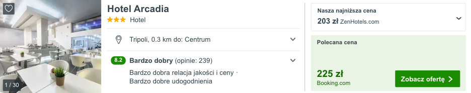 zarezerwuj hotel w trypolisie