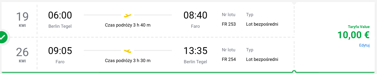 zarezerwuj loty do faro