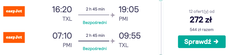 zarezerwuj loty na majorke