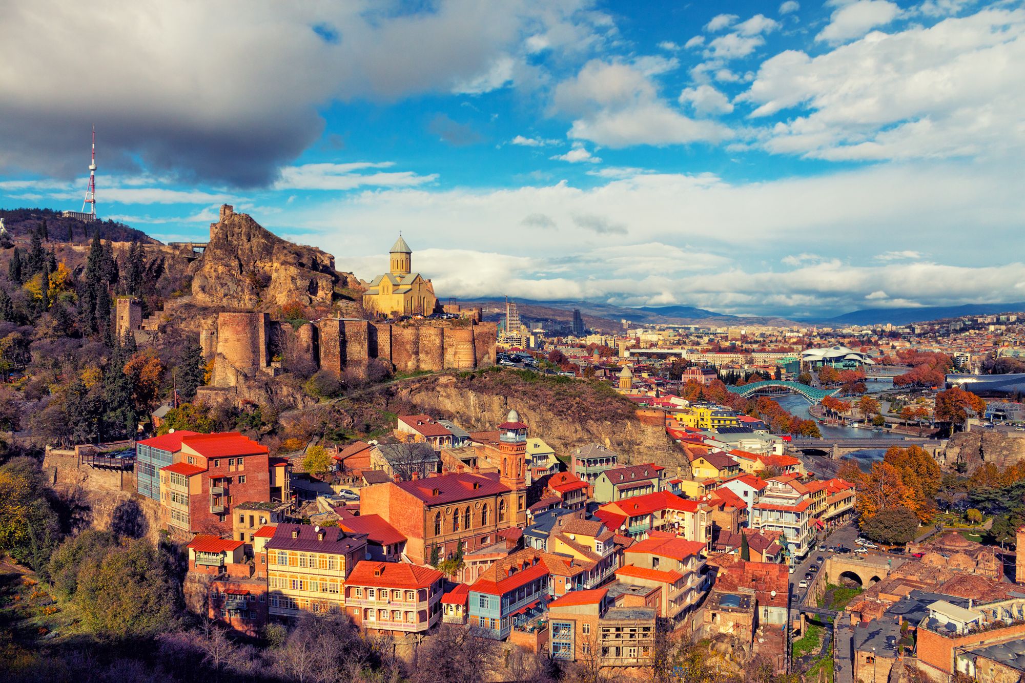 tbilisi widok na miasto