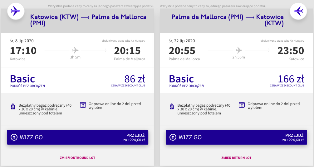 zarezerwuj loty na mojorke
