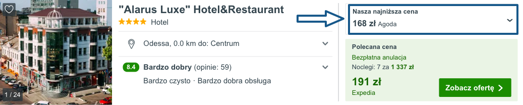 zarezerwuj hotel w odessie