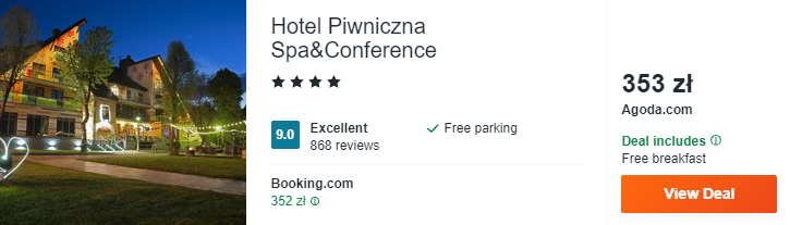 Rezerwacja hotelu