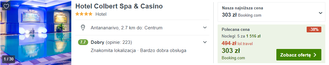 Hotel na Madagaskarze