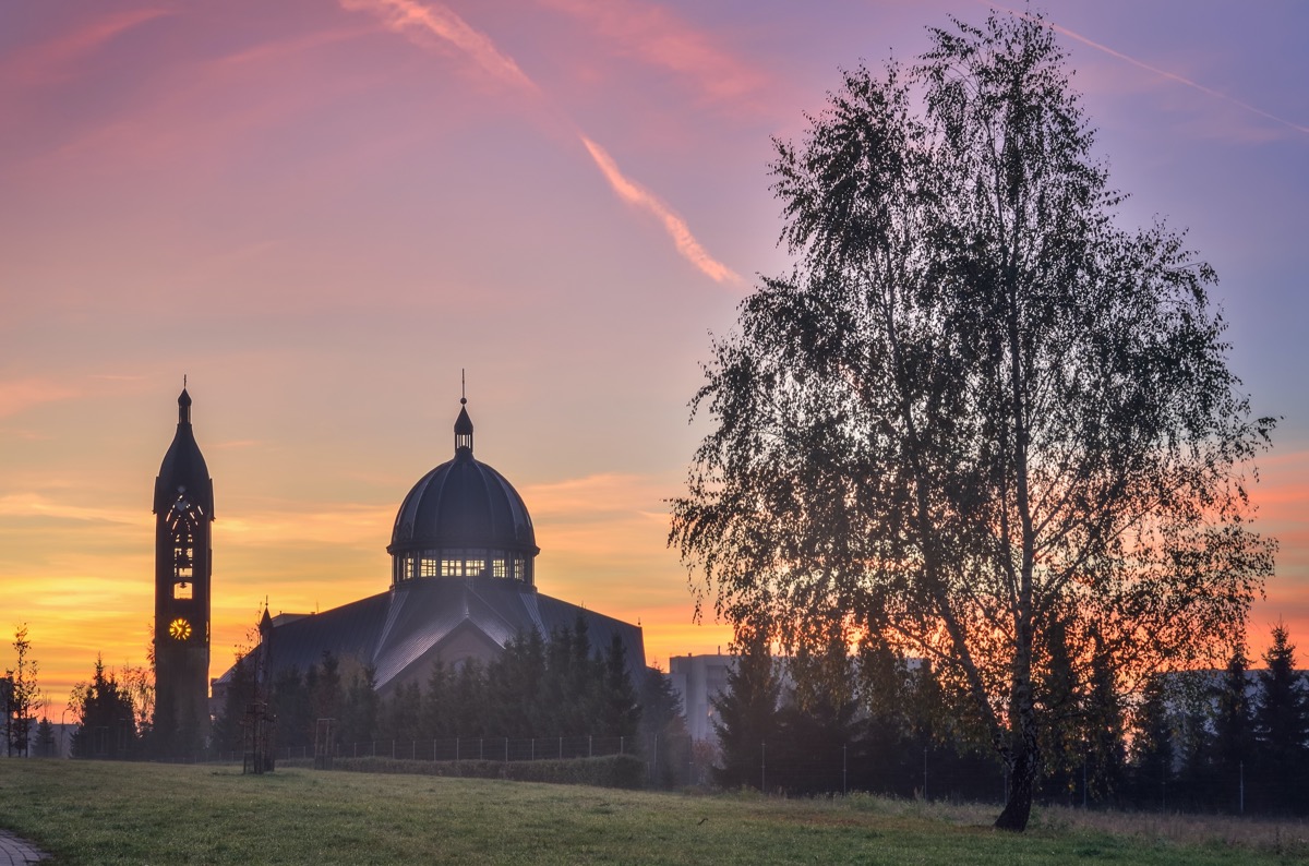 tychy zachod slonca