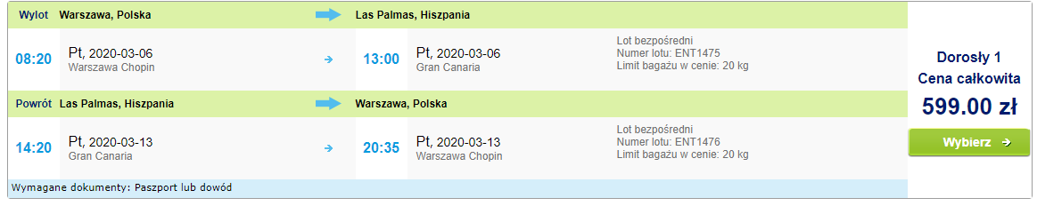 rezerwacja lotów