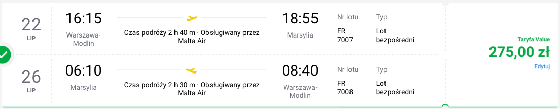 zarezerwuj loty do marsylii