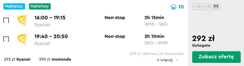 zarezerwuj loty do salonik