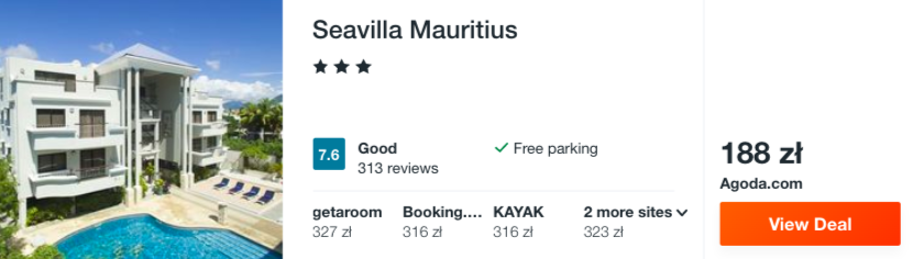 zarezerwuj hotel na mauritiusie