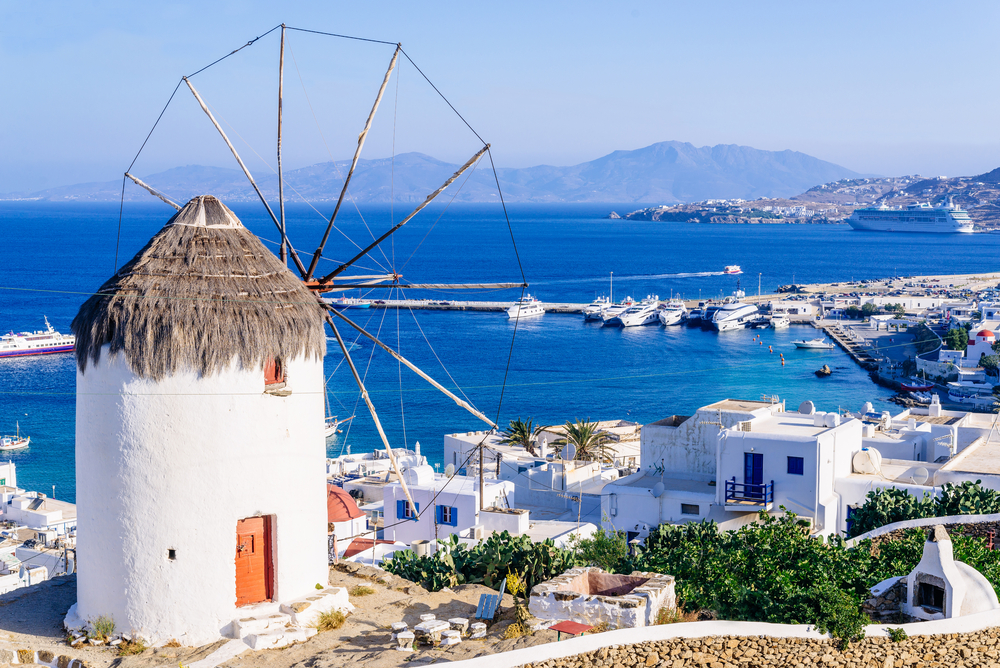 Wiatrak na Mykonos