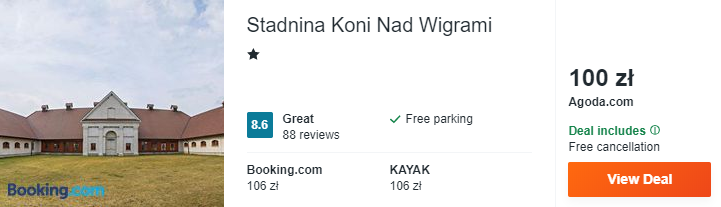 Rezerwacja noclegów