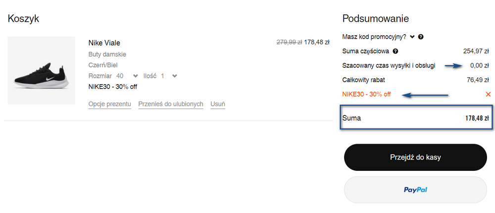 nike buty promocja