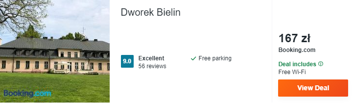 Rezerwacja noclegów