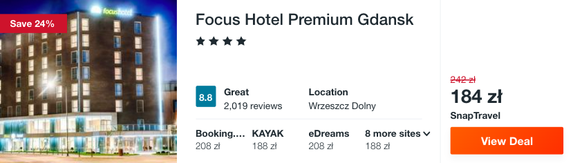 zarezerwuj hotel w gdansku