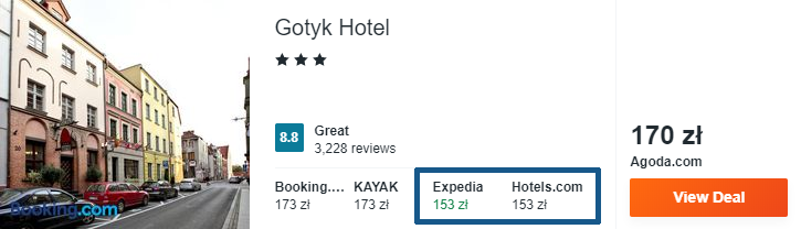 Rezerwacja noclegów