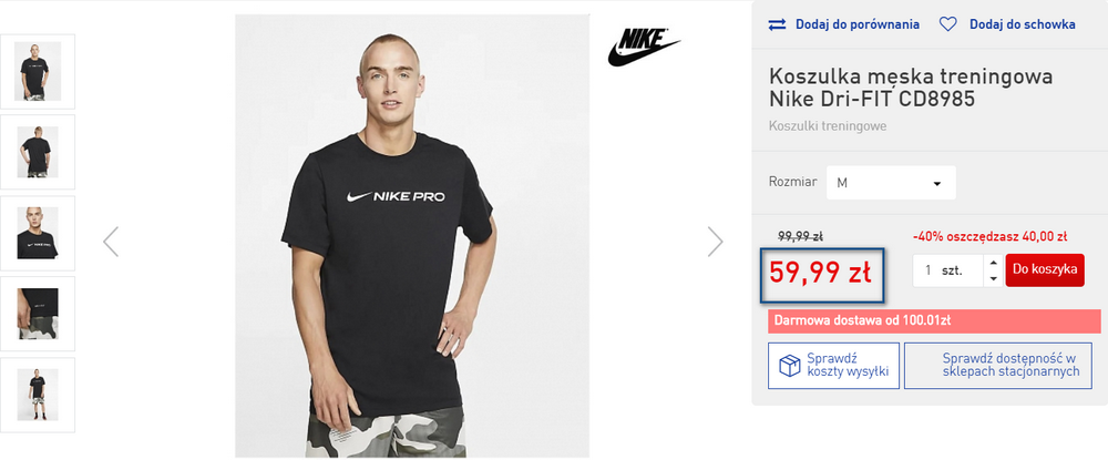 ubrania nike