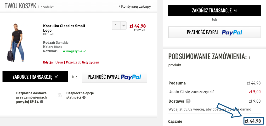 kupcie koszulke