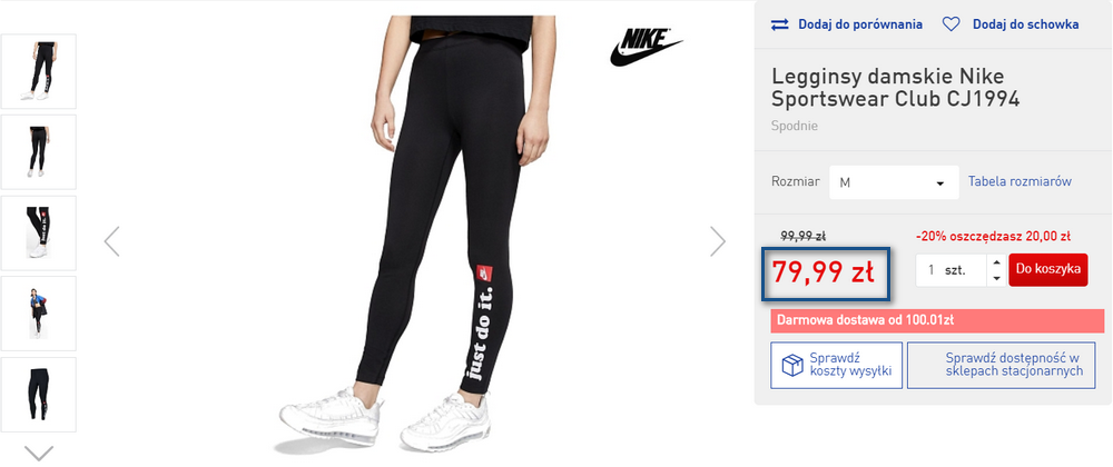 ubrania nike