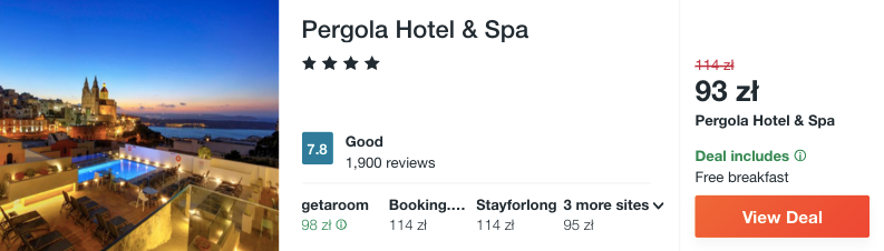 zarezerwuj hotel na malcie